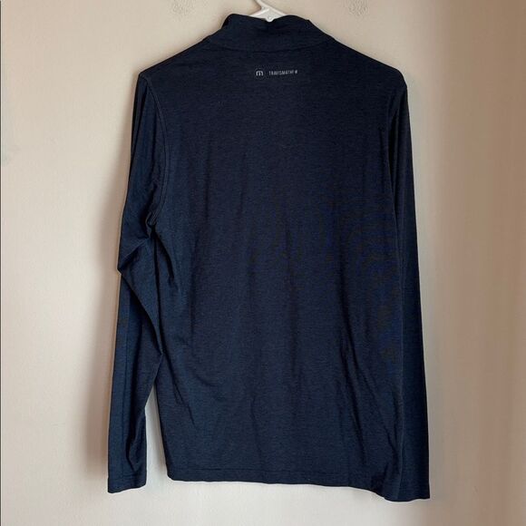 Travis Mathew Dark Blue Pullover men golf quarter zip lightweight performance S - Picture 6 of 7